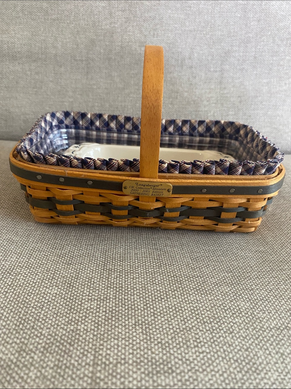 Longaberger Miniature Gathering Basket Combo